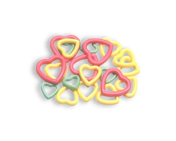 Stitch Markers, Fixed Hearts, 20 - Click Image to Close