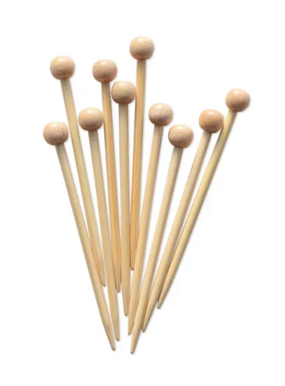 Seaming Marking Pins, Bamboo, Set of 10 - Click Image to Close