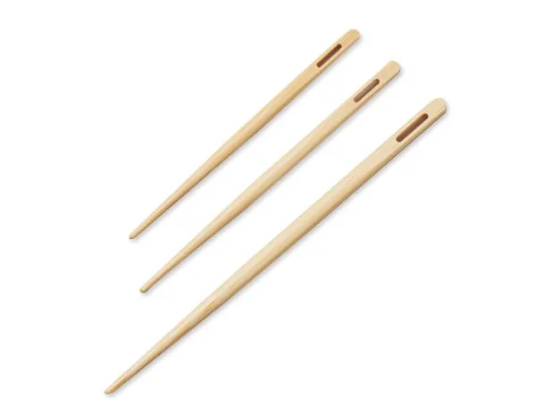Bamboo Blunt Sewing Needles, Set of Three - Click Image to Close