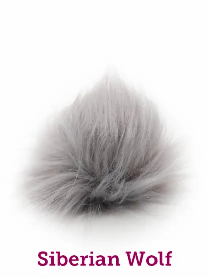 Furreal Pom | Extra Soft Vegan Fur Pom Poms | Snap On Snap Off | Washable - Click Image to Close