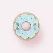 Donut Pom Maker - Medium - Blue Frost - Click Image to Close