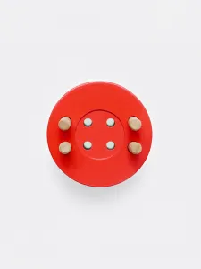 Button Pom Maker - Extra Small - Poppy Red