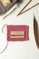 Small Gauge Ruler | Swatch Ruler | Needle Sizer | Knitting Gift | Notion