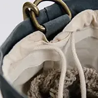 Waxed Canvas Bucket Bag | Knitter Gift