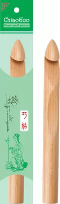 ChiaoGoo Crochet Hook, In-line, All Wood - Click Image to Close
