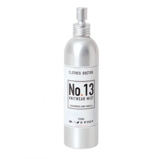 No 13 Knitwear Mist - Cedarwood and Vanilla (with atomiser) - Click Image to Close