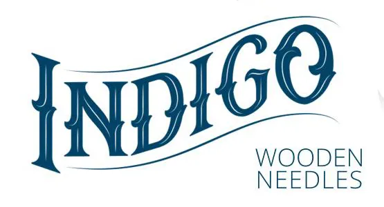 10in Straight Knitting Needles - Indigo - Click Image to Close