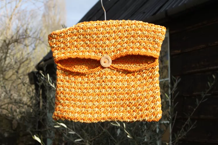 Sunny Stars Peg Bag Knitting Kit - Click Image to Close