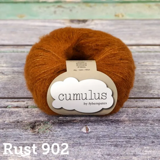 Cumulus - Rust 902 | 25g ball | Garments, Wraps, Hats and More... - Click Image to Close
