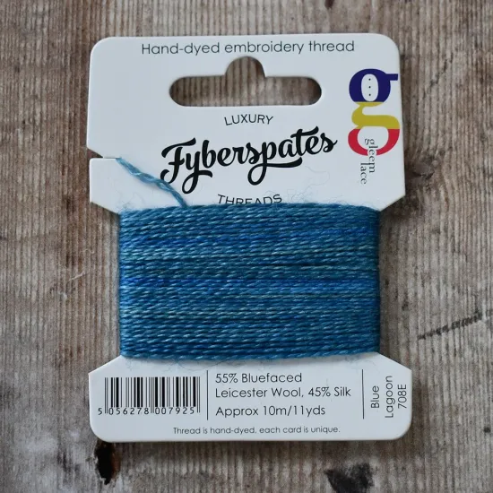 Gleem Embroidery Thread - 708E Blue Lagoon - Click Image to Close