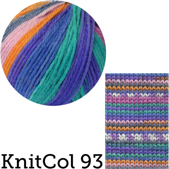 KnitCol | Self Patterning Merino | Jacquard | 50g Ball - Click Image to Close