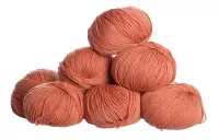 100% Extra Fine Merino Wool - soft terracotta 50g