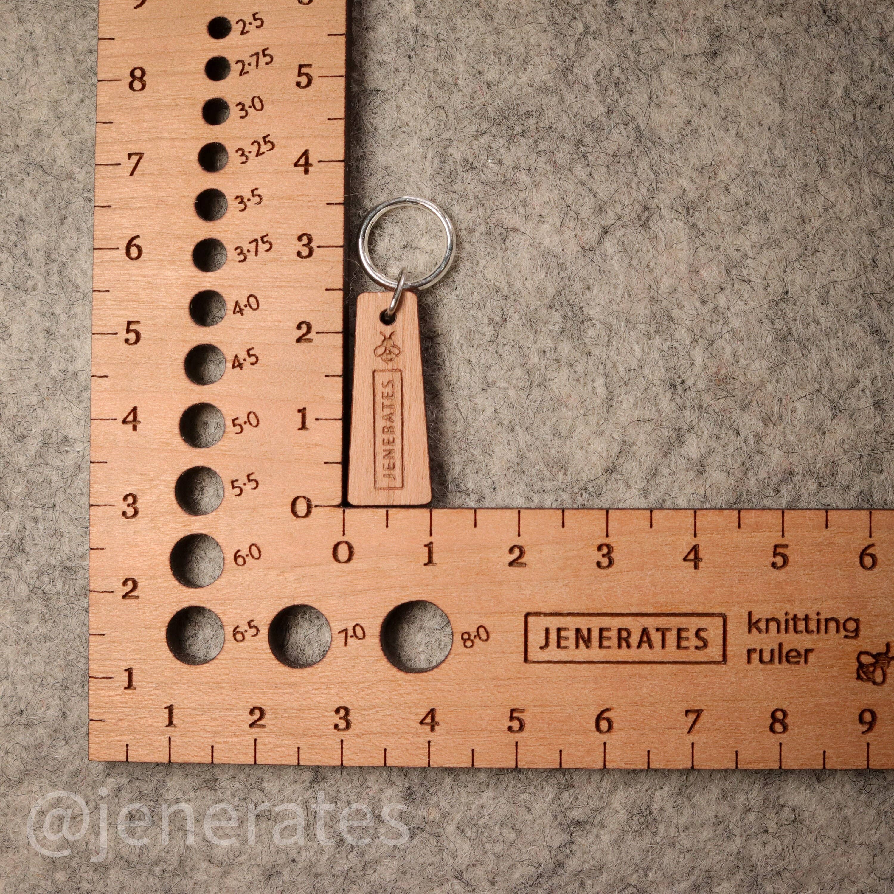 Named Knitting Stitch Markers