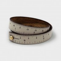 WRIST RULER | Leather Tape Measure Bracelet 17in long