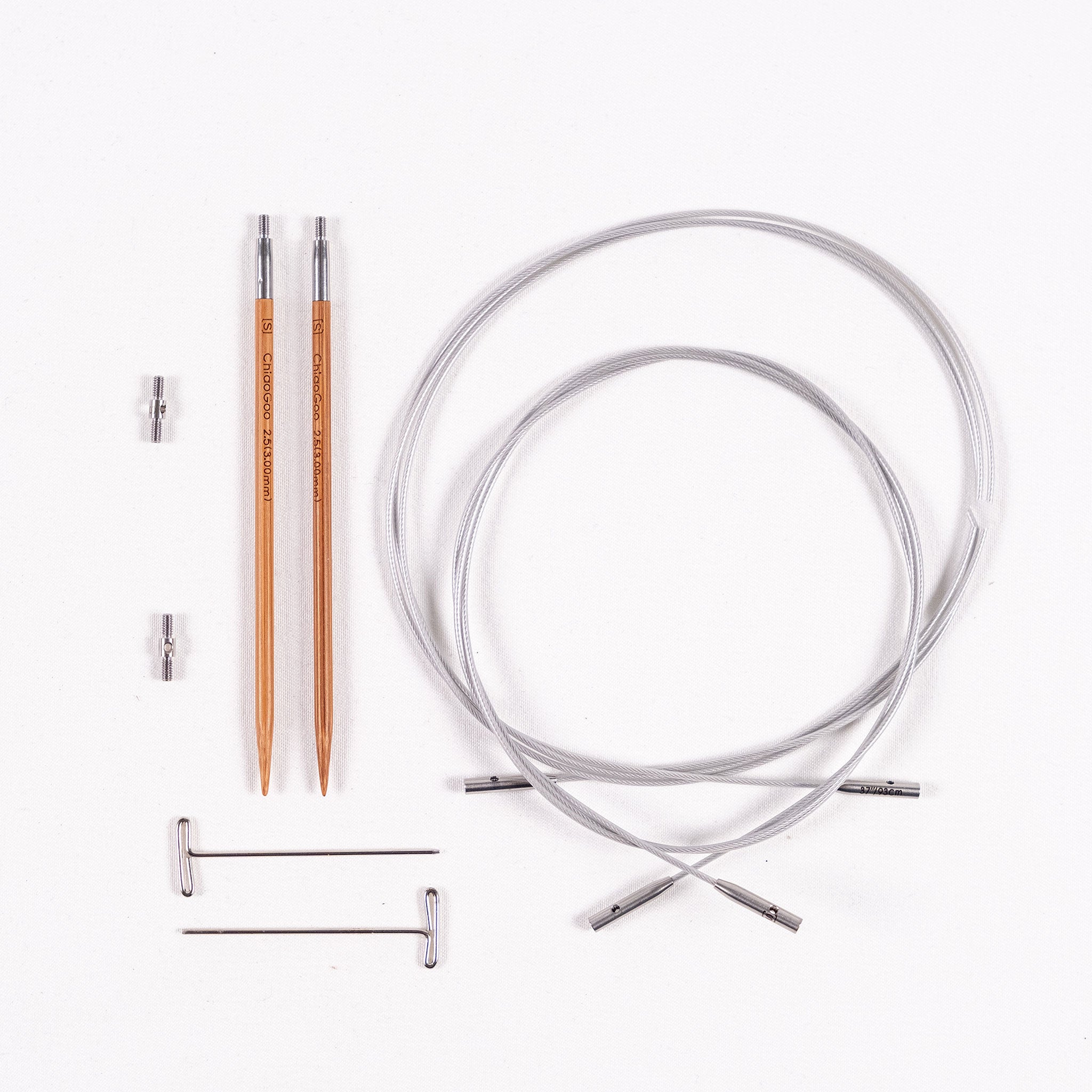 SPIN 4in Small Set | Bamboo Interchangeable Knitting Needles