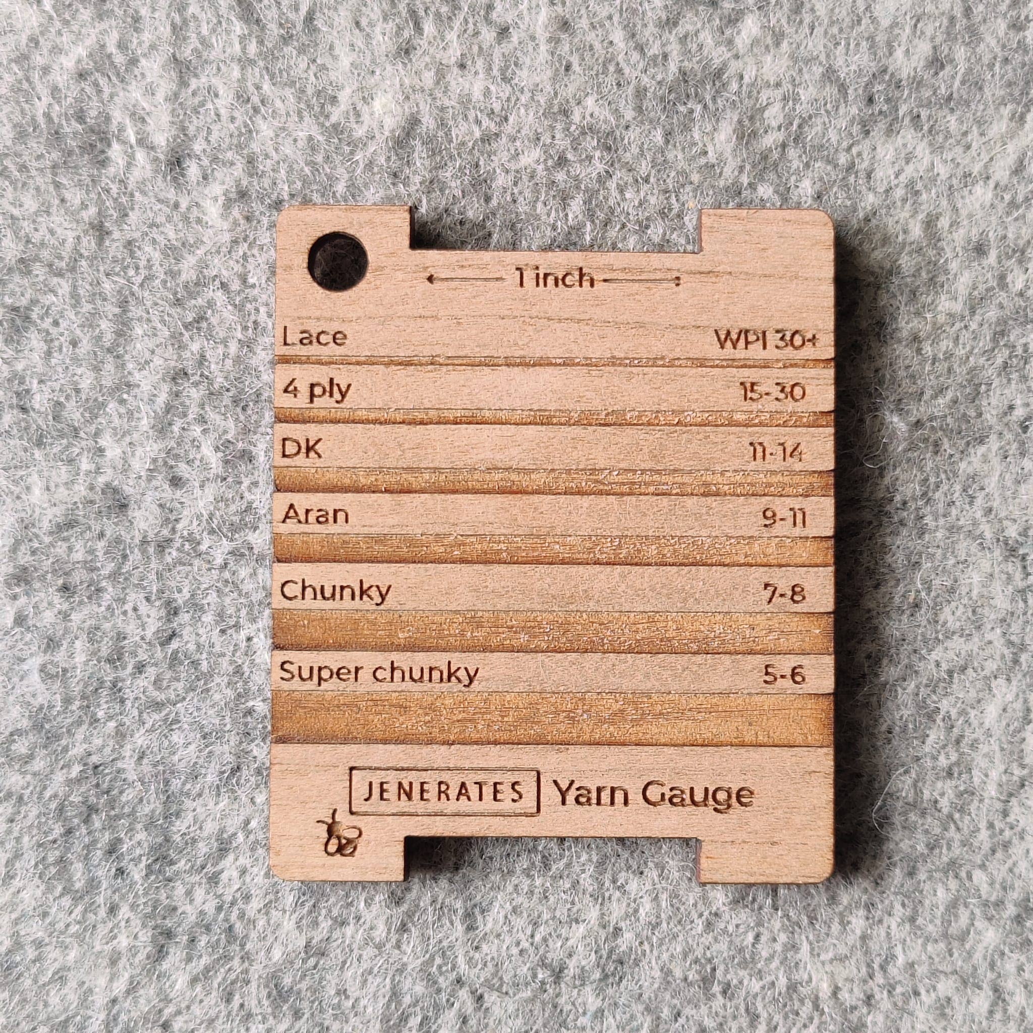 Wraps Per Inch Tool | Yarn Gauge