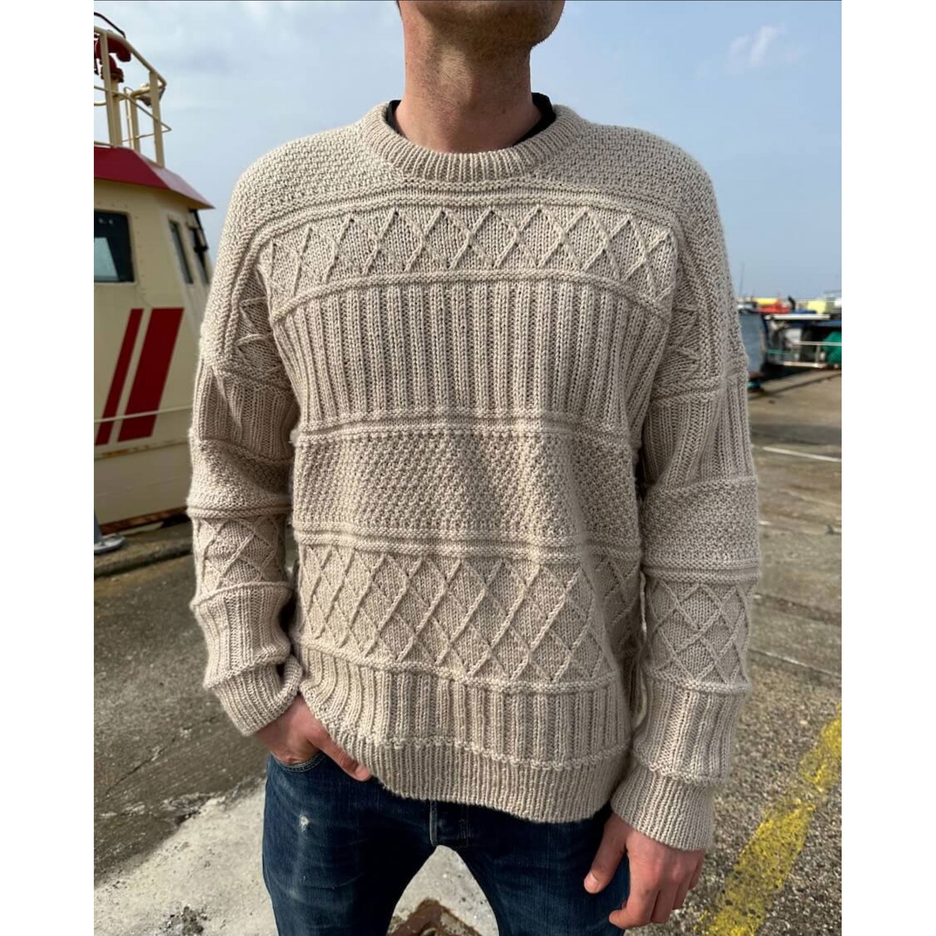 Ingrid Sweater Man | Printed Pattern