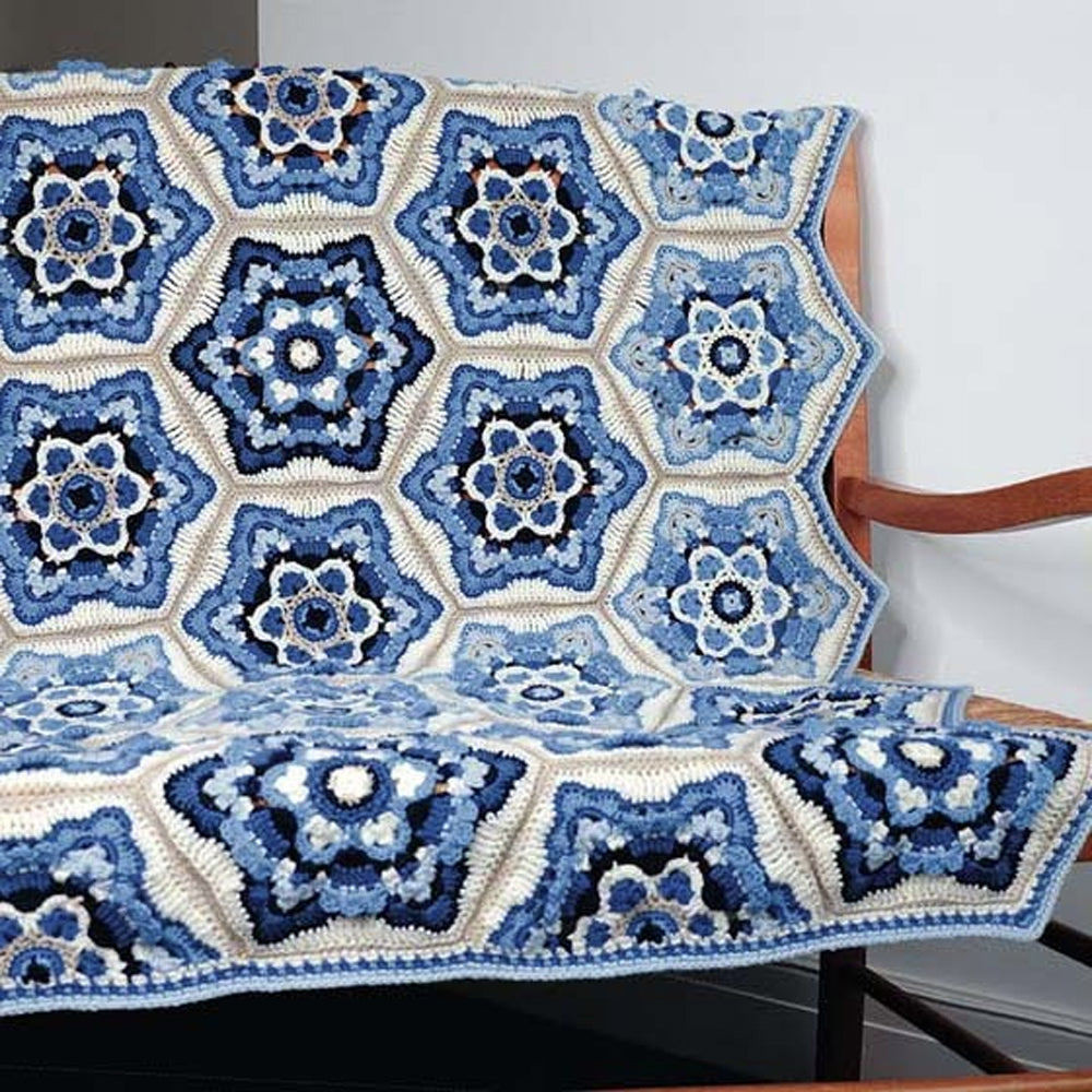 Delft Crochet Blanket | Printed Pattern Booklet