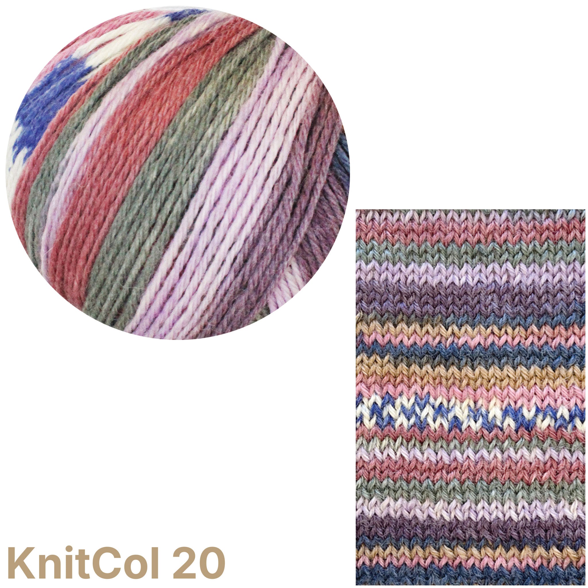 KnitCol | Self-Patterning DK Yarn
