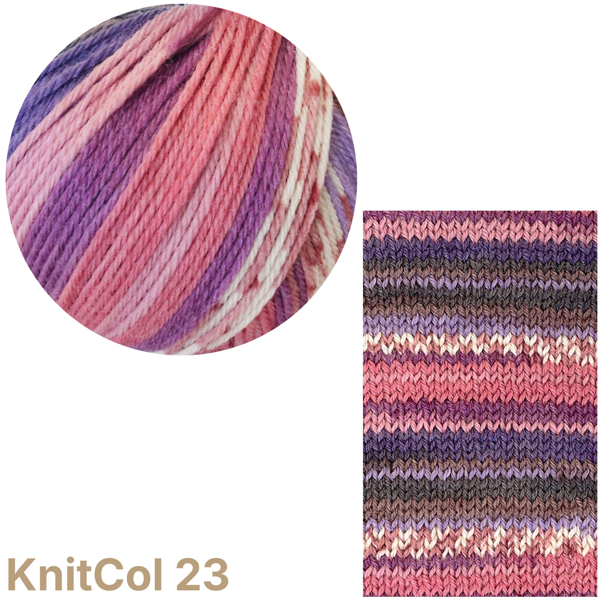 KnitCol | Self-Patterning DK Yarn