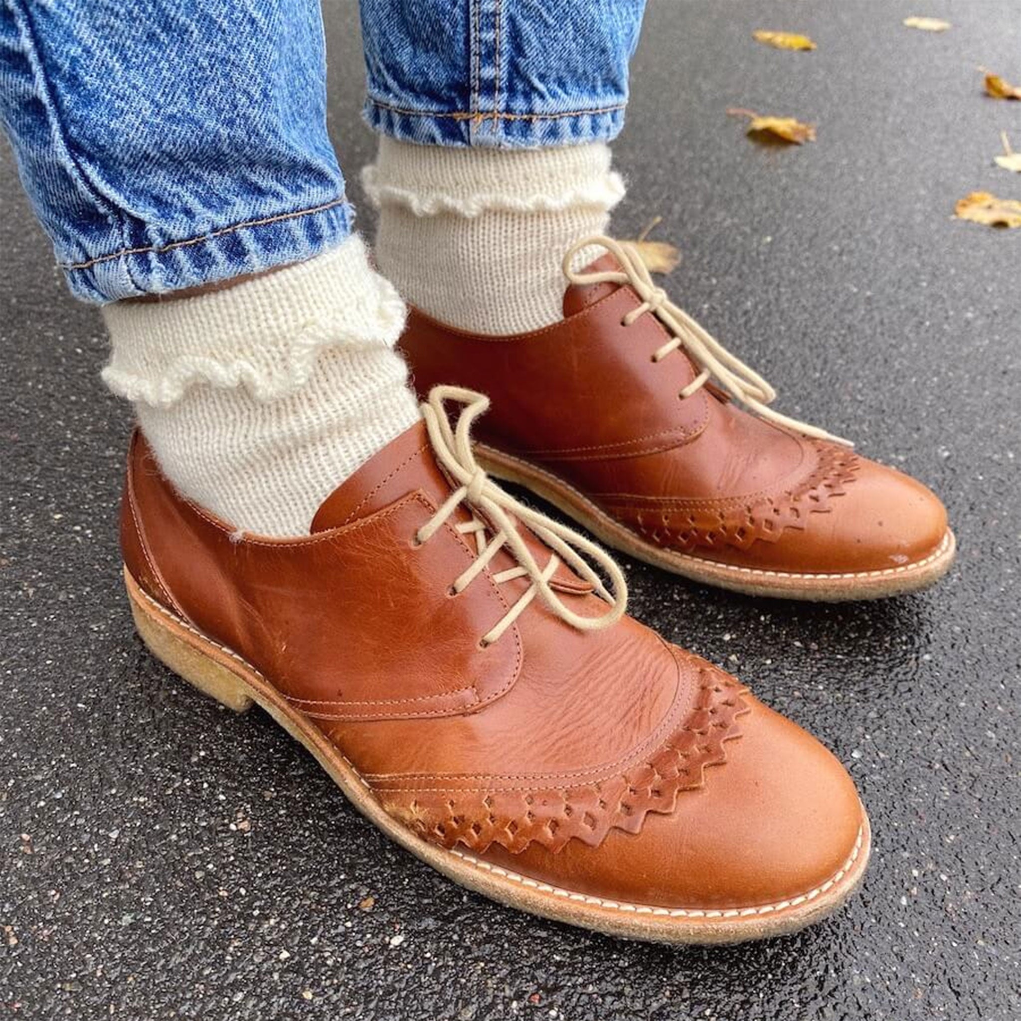 Ruffle Socks | Printed Knitting Pattern