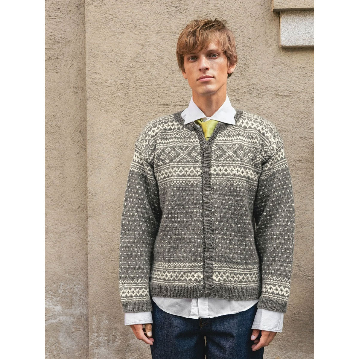 Setesdal Man's Cardigan 2510-07 | Printed Knitting Pattern