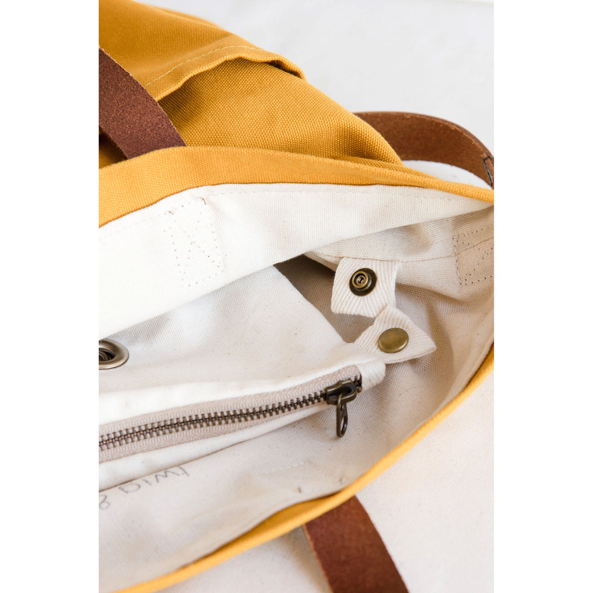 Twig & Horn Canvas Crossbody Project Tote | Knitting Bag