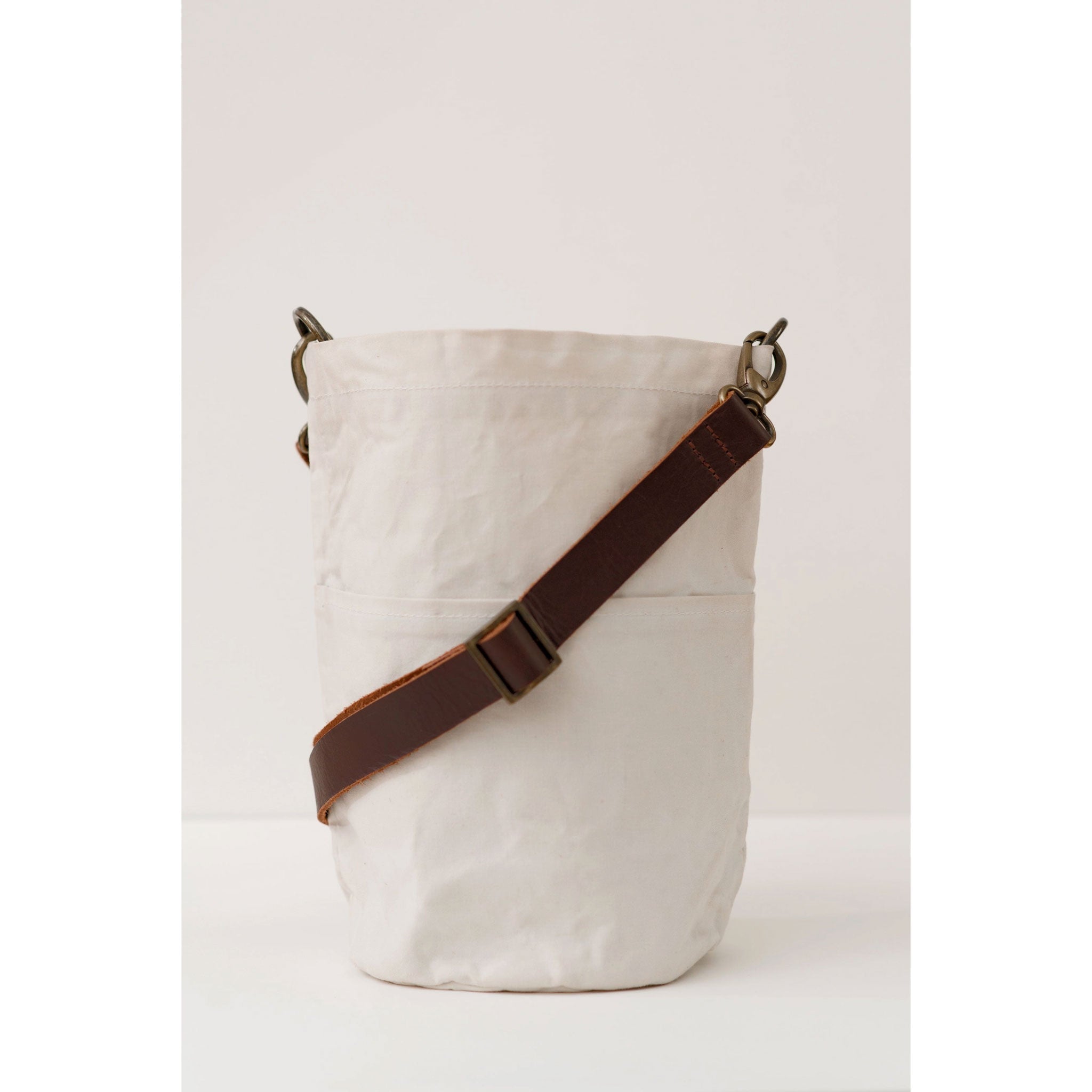 Waxed Canvas Bucket Bag | Knitter Gift