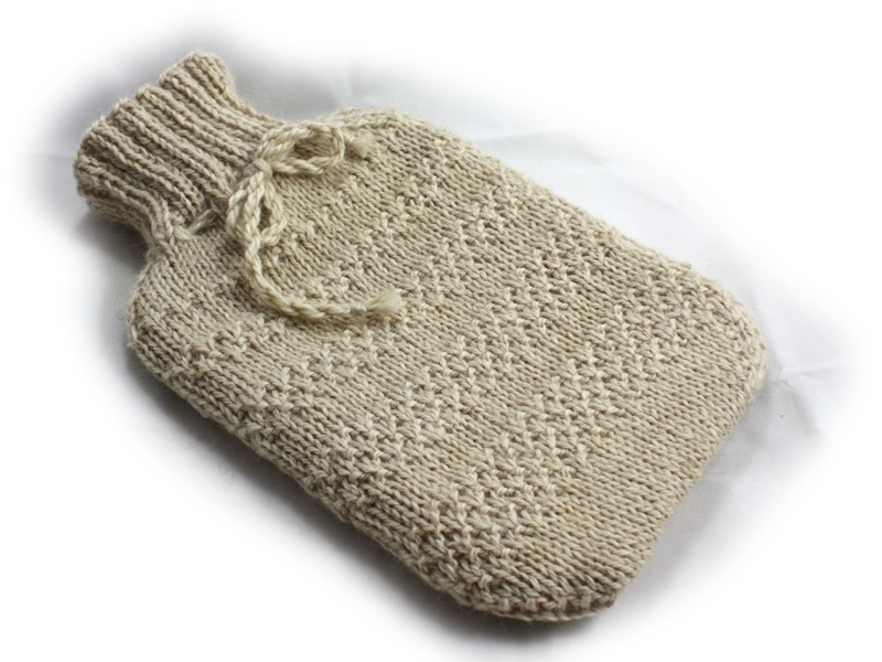 Alpaca Blend Hot Water Bottle Cover Knitting Kit