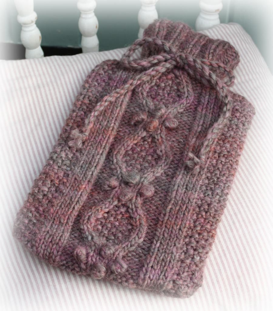 Orchard Hot Water Bottle Cover Knitting Kit [KITOrchard