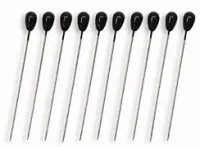 Marking Pins, Tear Drop, Black Set of 10