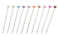 Marking Pins, Jewel, Metal, Set of 10