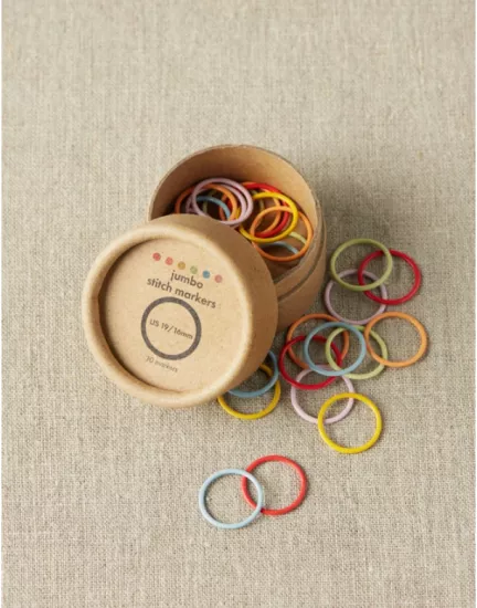 Coloured Stitch Markers (jumbo) - Click Image to Close