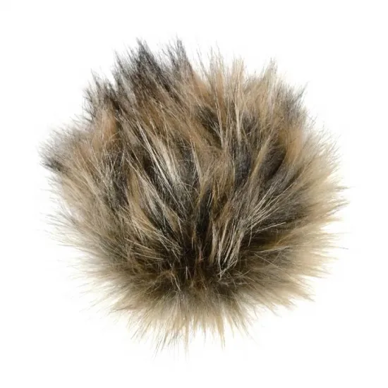 Extra Large Faux Fur Pom Poms with Snap