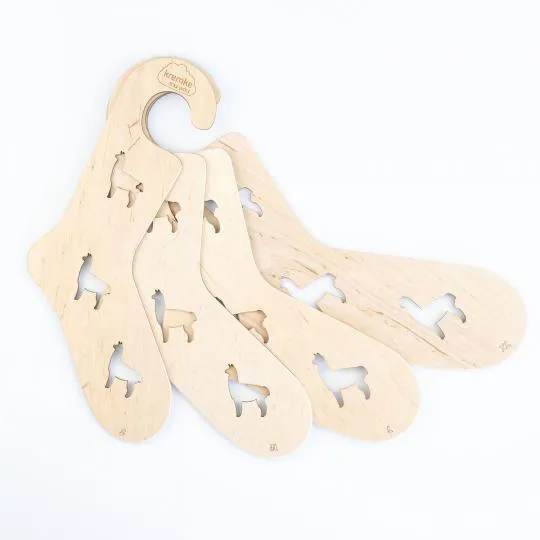 Sock Blockers | Wooden with Hanger - Click Image to Close