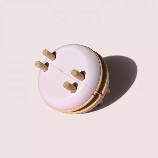Macaron Pom Maker - Small - Lavender - Click Image to Close