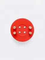 Button Pom Maker - Extra Small - Poppy Red