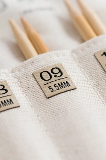 Needle Size Labels | Organise and Identify Tip Sizes | Iron On - Click Image to Close