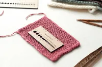 Small Gauge Ruler | Swatch Ruler | Needle Sizer | Knitting Gift | Notion