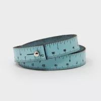 WRIST RULER | Leather Tape Measure Bracelet 15in long
