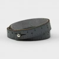 WRIST RULER | Leather Tape Measure Bracelet 15in long