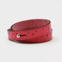 WRIST RULER | Leather Tape Measure Bracelet 15in long