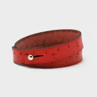 WRIST RULER | Leather Tape Measure Bracelet 15in long