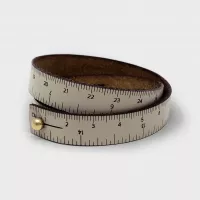 WRIST RULER | Leather Tape Measure Bracelet 15in long