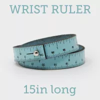 WRIST RULER | Leather Tape Measure Bracelet 15in long