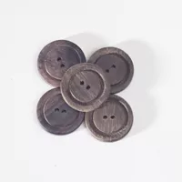 Round Albizia Buttons (sets of 5) - Natural