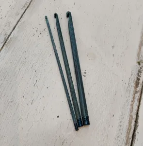 6in long Crochet Hooks - Indigo