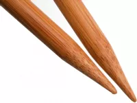 ChiaoGoo 13in (33cm) Bamboo Straight Knitting Needles | Single Points | Moso Bamboo | Patina