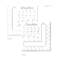 ChiaoGoo Needle and Swatch Gauge - 3in long | Notion | Accessory | Gift
