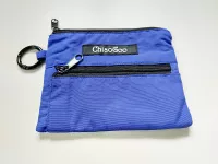 ChiaoGoo Accessory Pouch Blue Nylon | Zippered Storage Case | Shorties | Gift